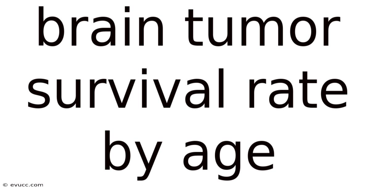 Brain Tumor Survival Rate By Age
