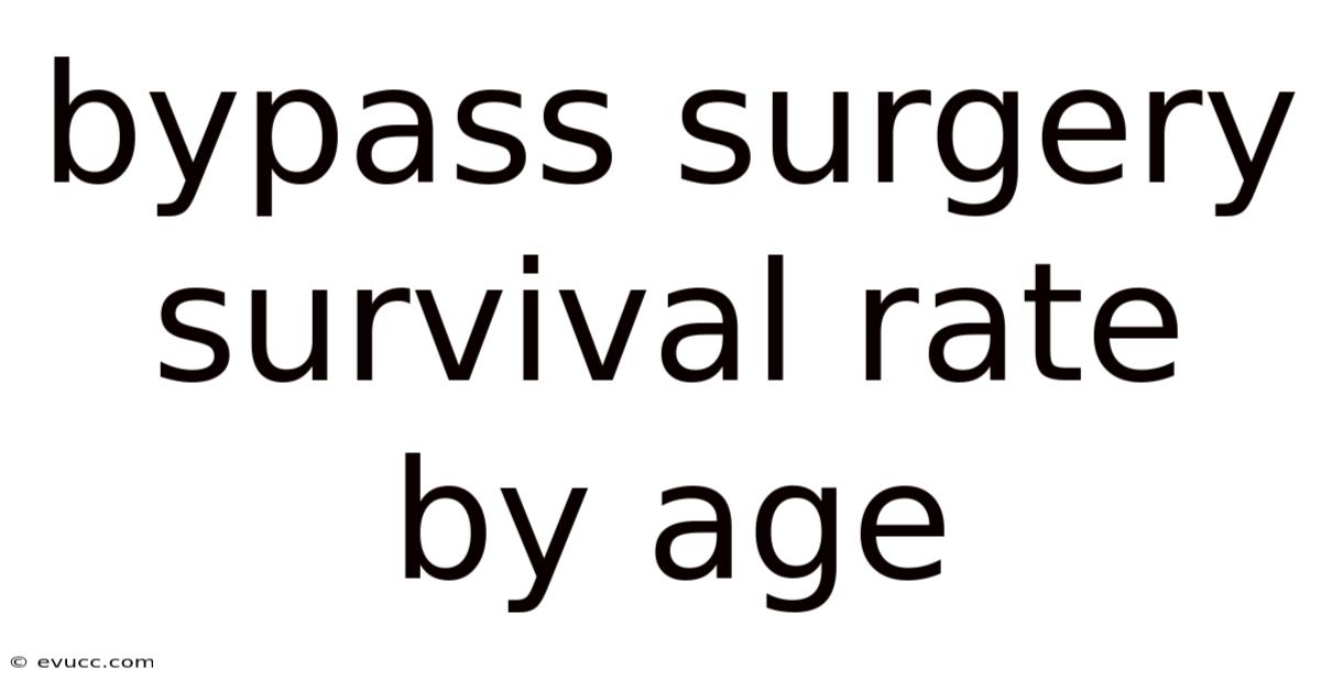 Bypass Surgery Survival Rate By Age