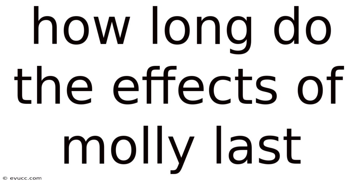 How Long Do The Effects Of Molly Last