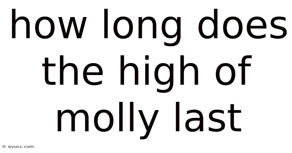 How Long Does The High Of Molly Last