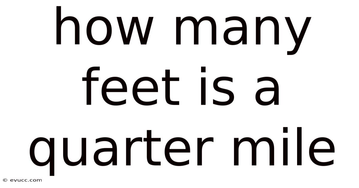 How Many Feet Is A Quarter Mile