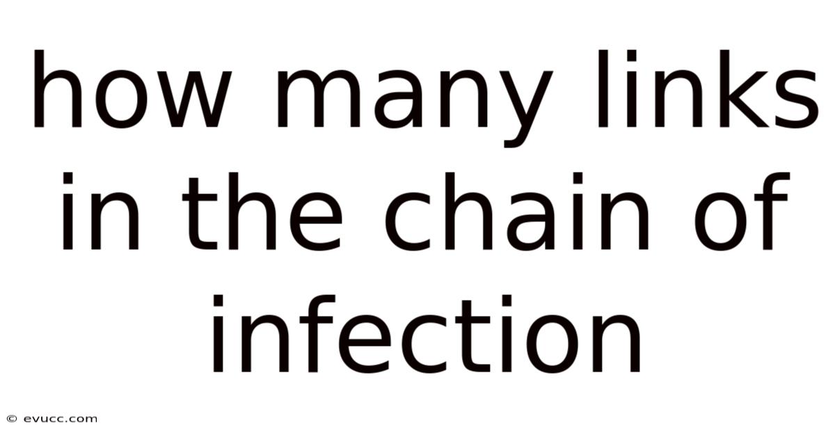 How Many Links In The Chain Of Infection