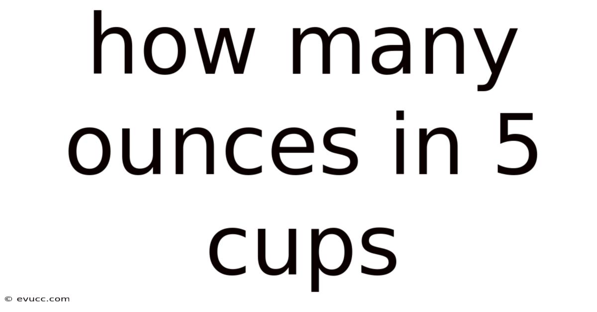 How Many Ounces In 5 Cups