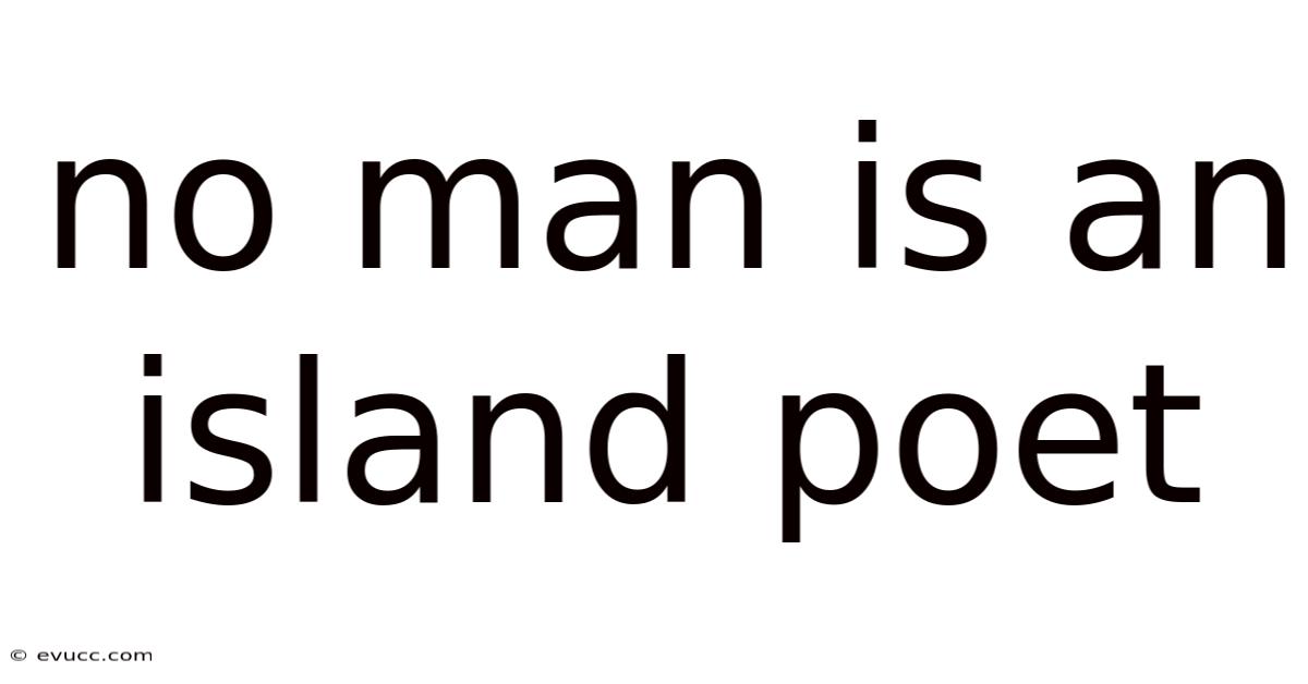 No Man Is An Island Poet