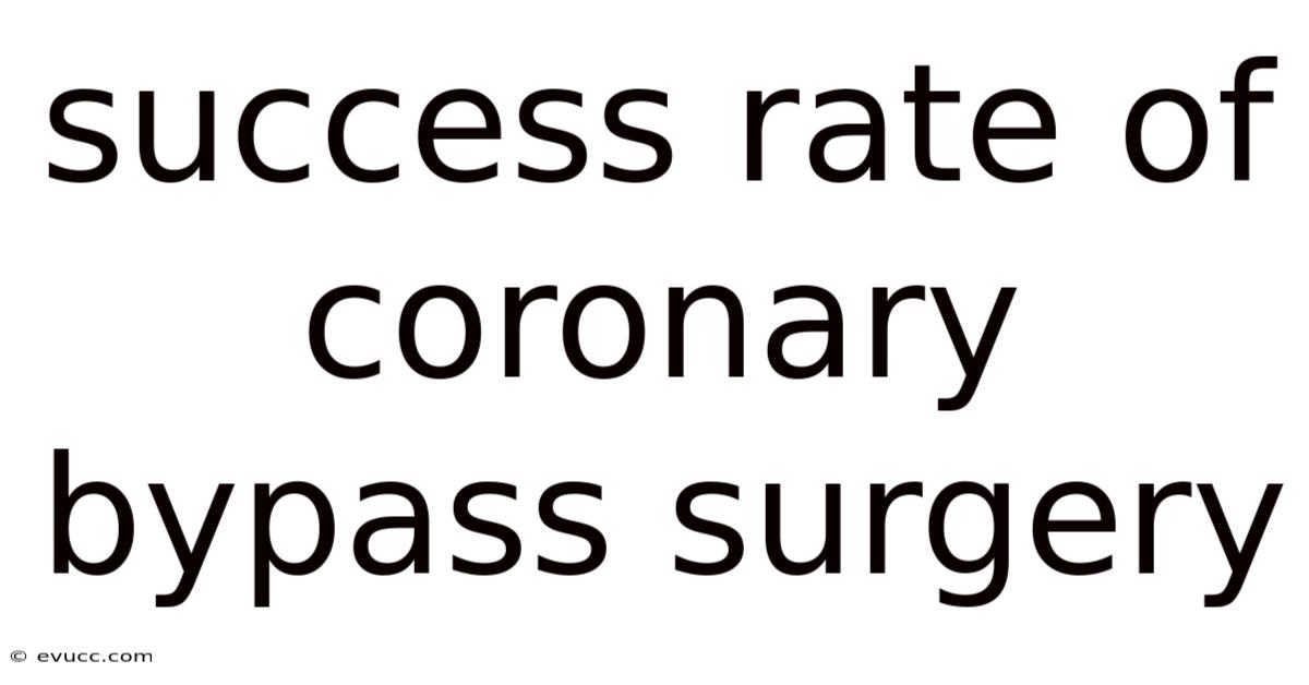 Success Rate Of Coronary Bypass Surgery