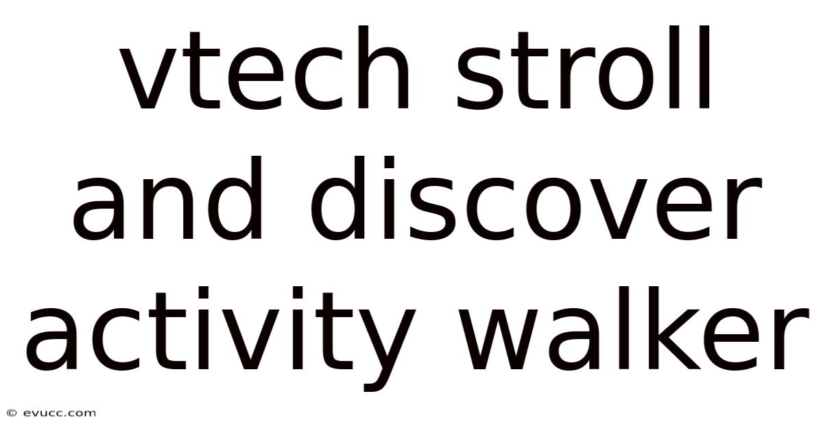 Vtech Stroll And Discover Activity Walker