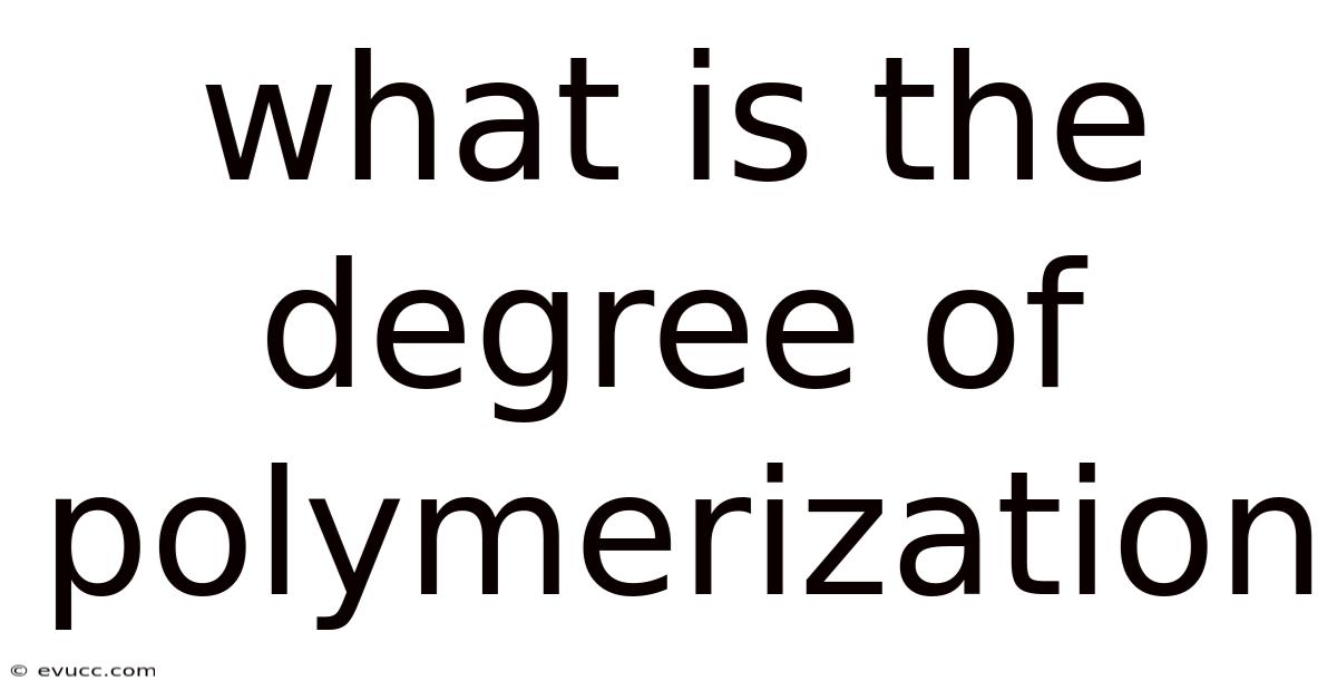 What Is The Degree Of Polymerization